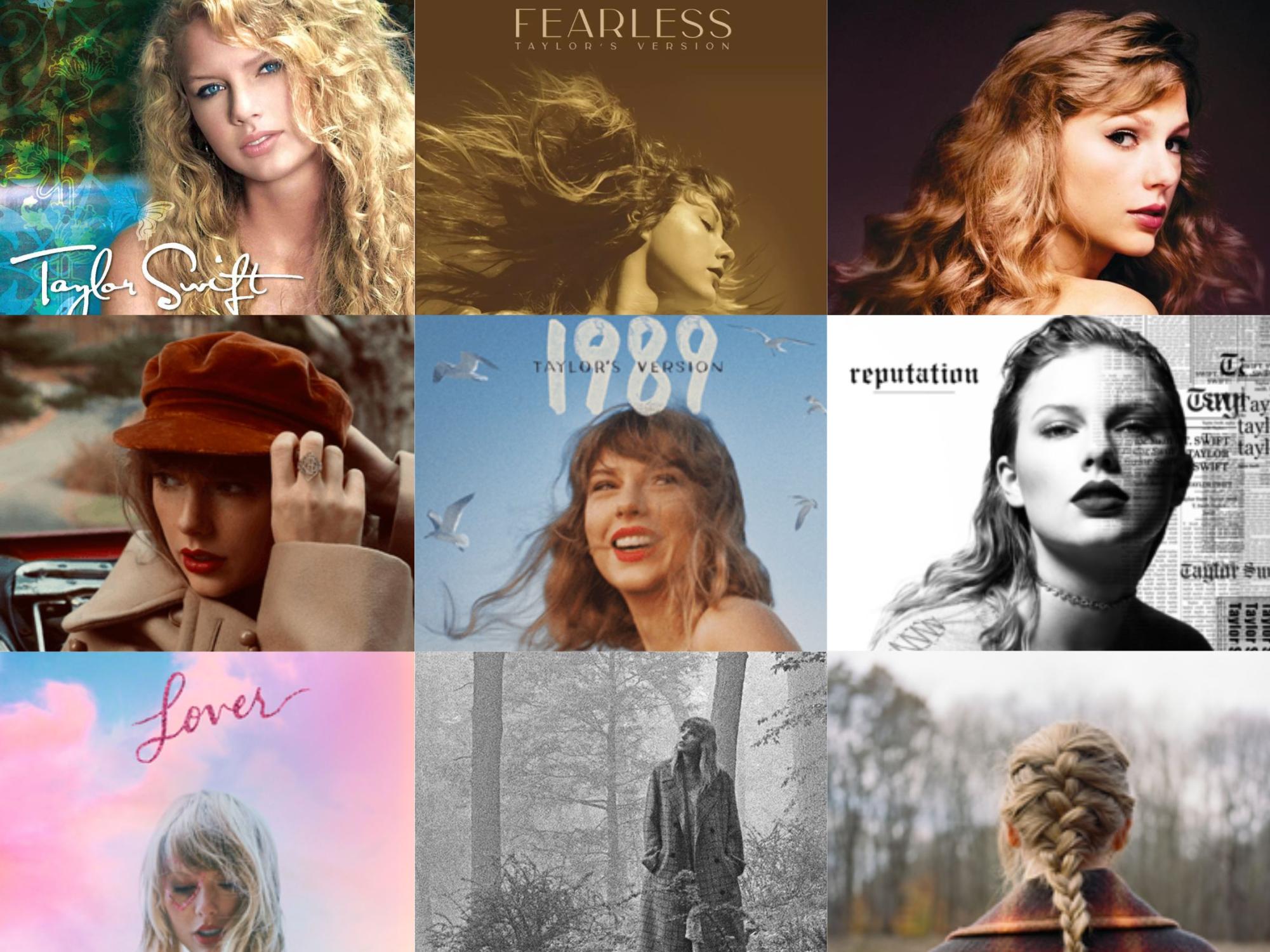 Nine of Taylor Swifts studio albums whose re-records have increased students spending on artists