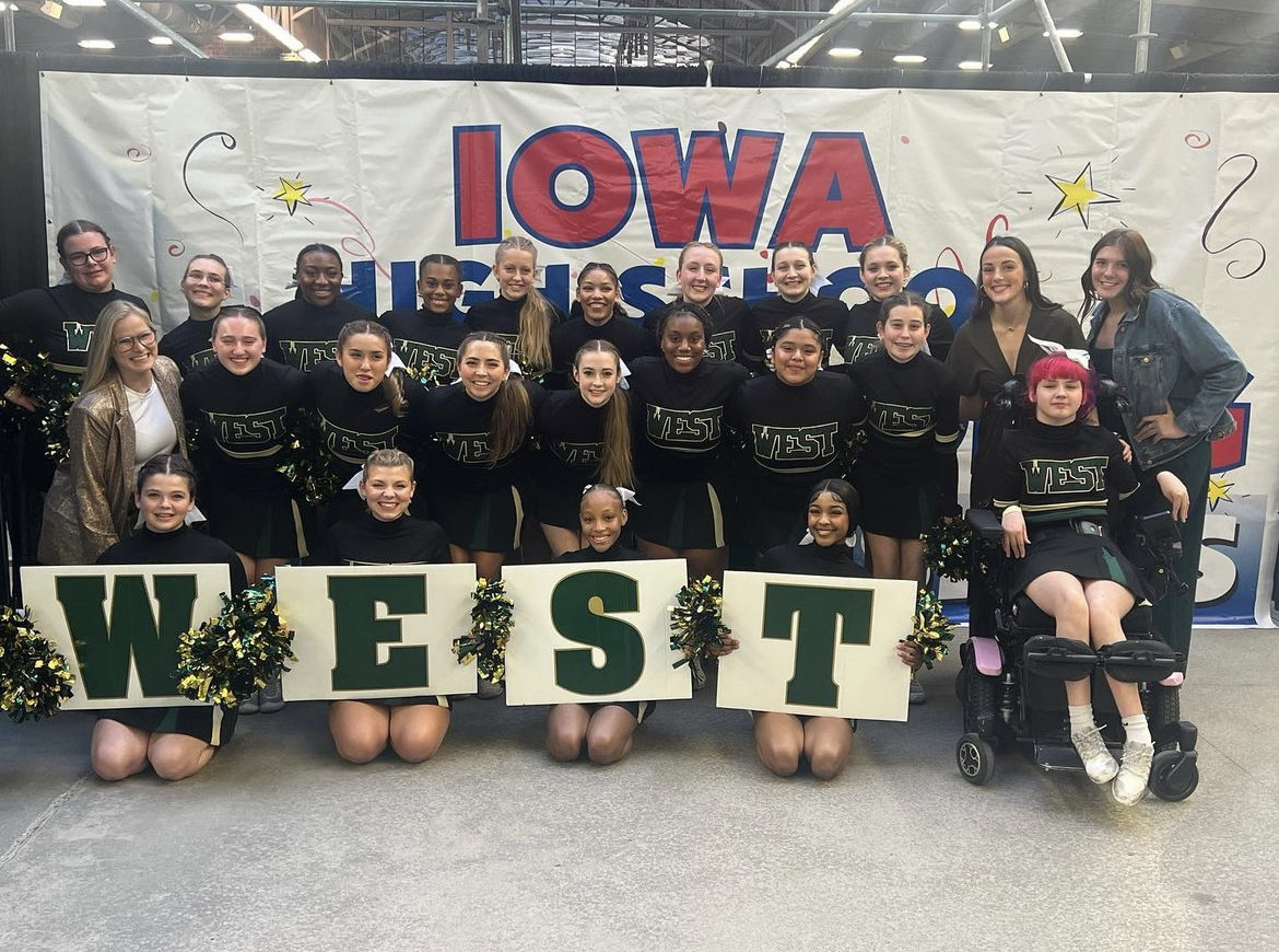 The+West+High+Cheer+team+poses+for+a+picture+at+their+State+championships+on+Nov.4