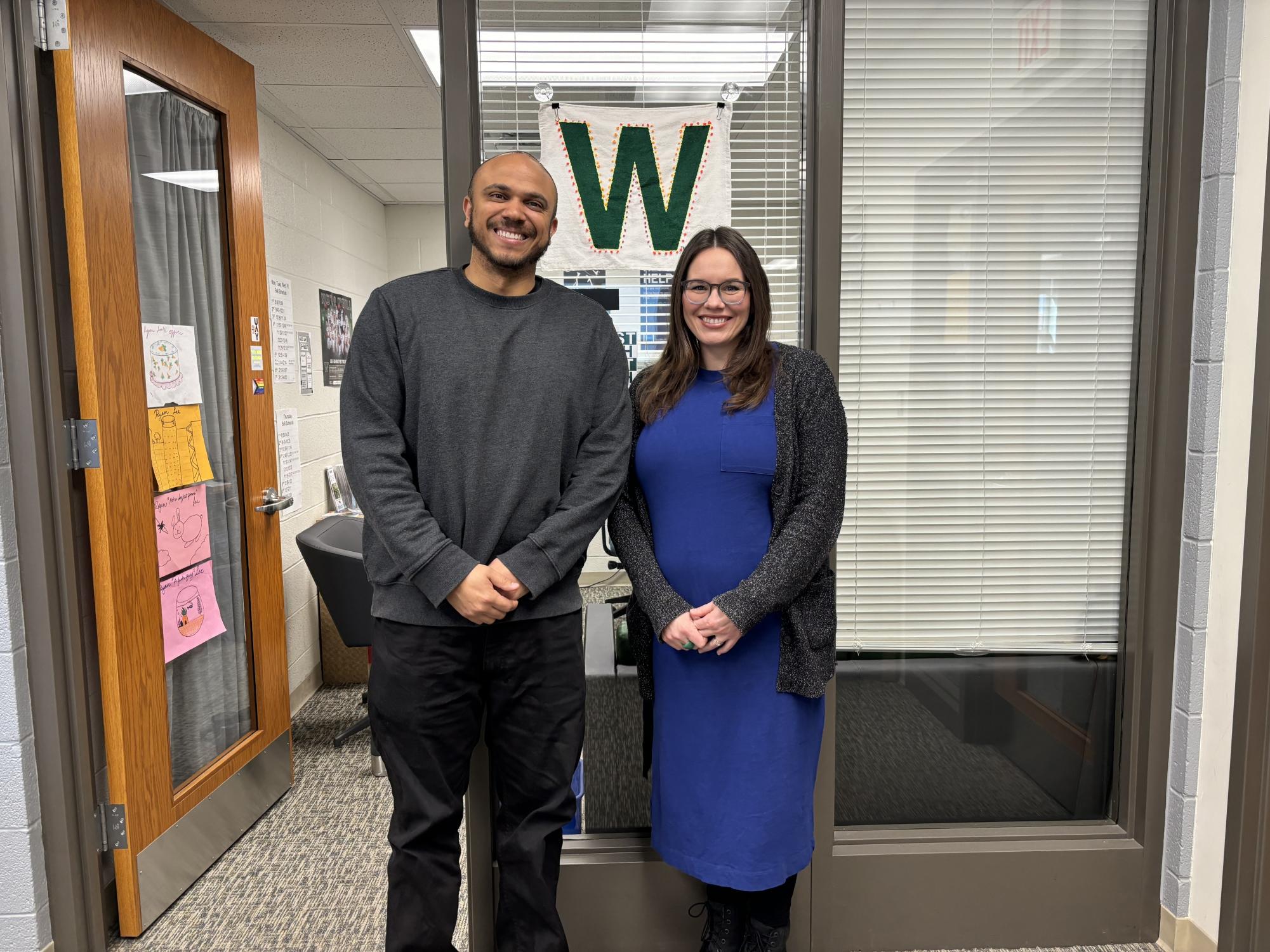 Ryan Lee and Christine Dougan, the two Student Family Advocates at West High.