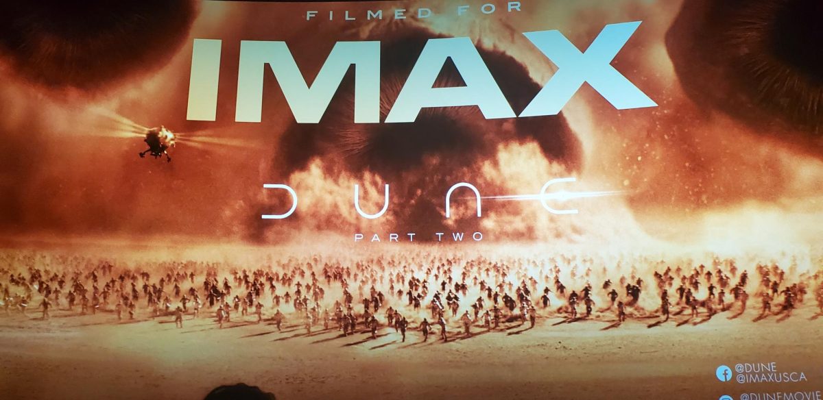 Dune: Part 2 early fan showing at IMAX theaters.