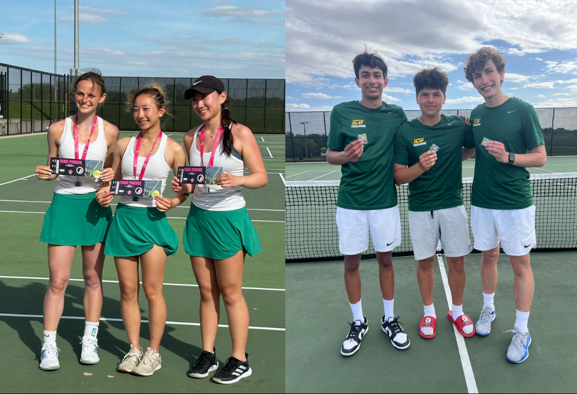 The tennis teams will each send three players to the individual state tournament. 

Photos courtesy of Claire Hahn and Patrick Selby
