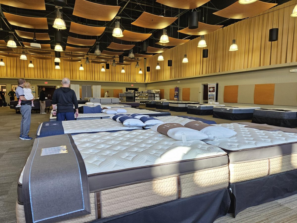 CFS offered different mattress styles, brands, sizes and accessories for customers to try.