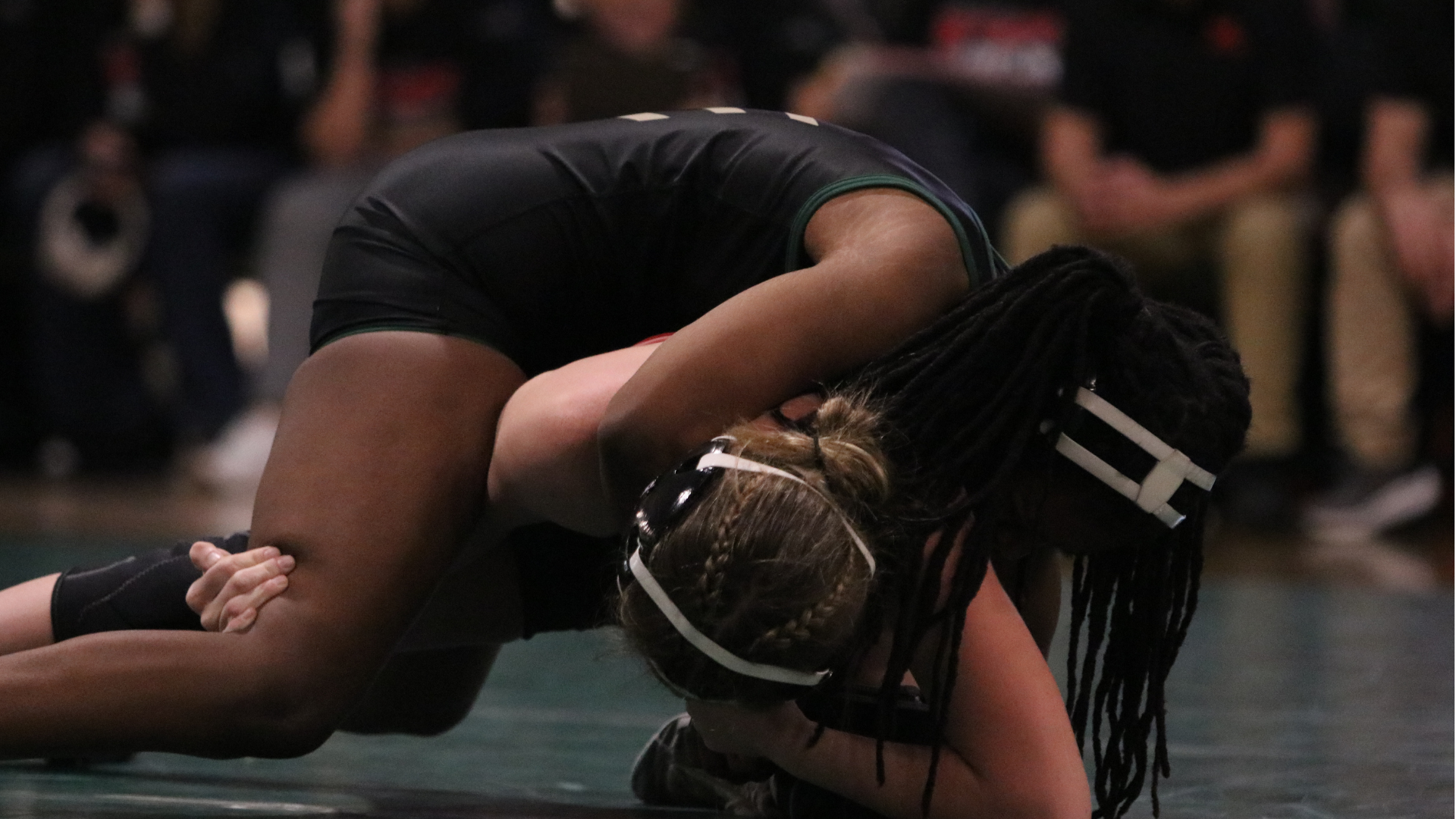 Trinity Myers '25 wrestlers her opponent