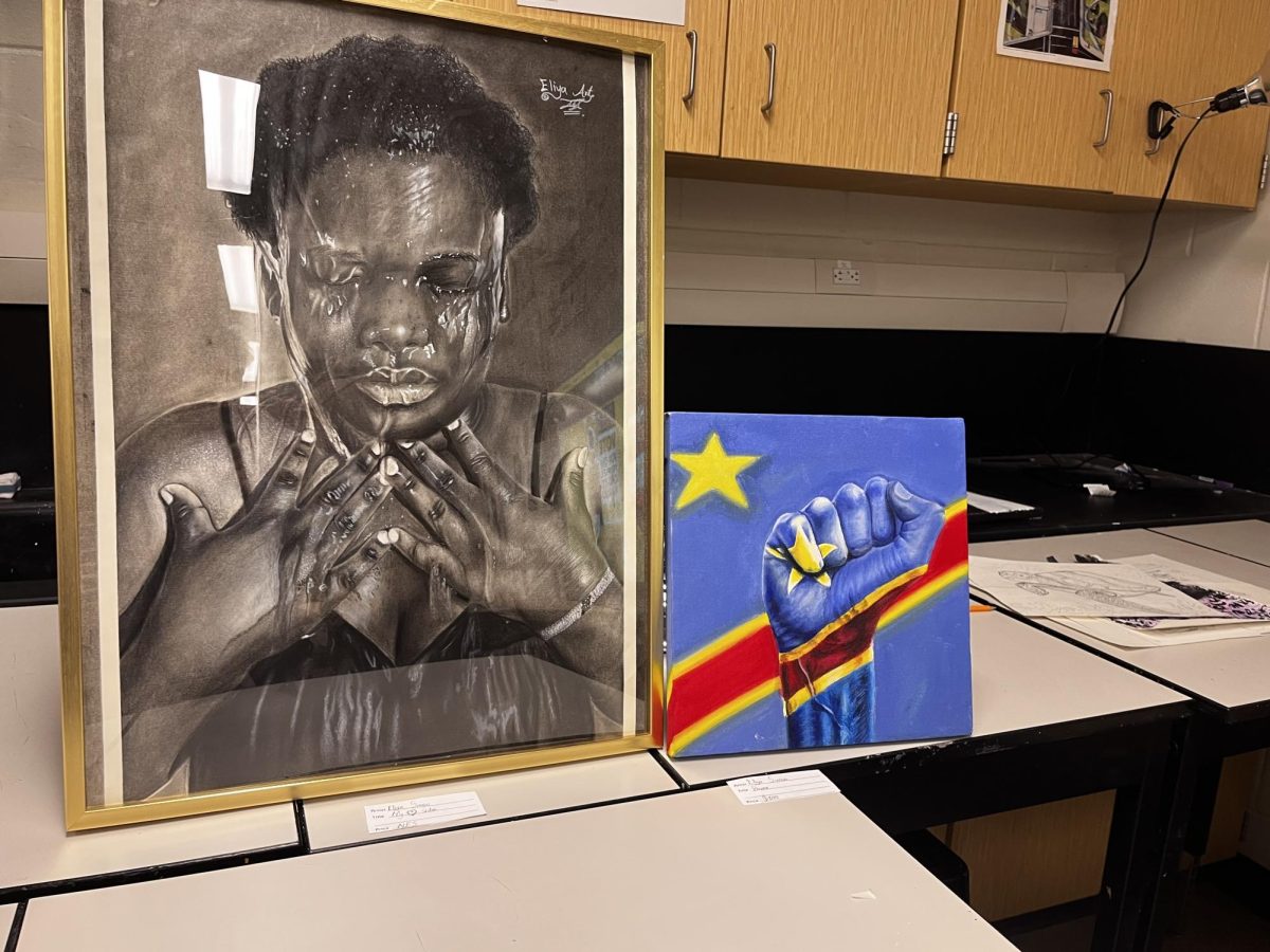 Artwork from the art show March 6.