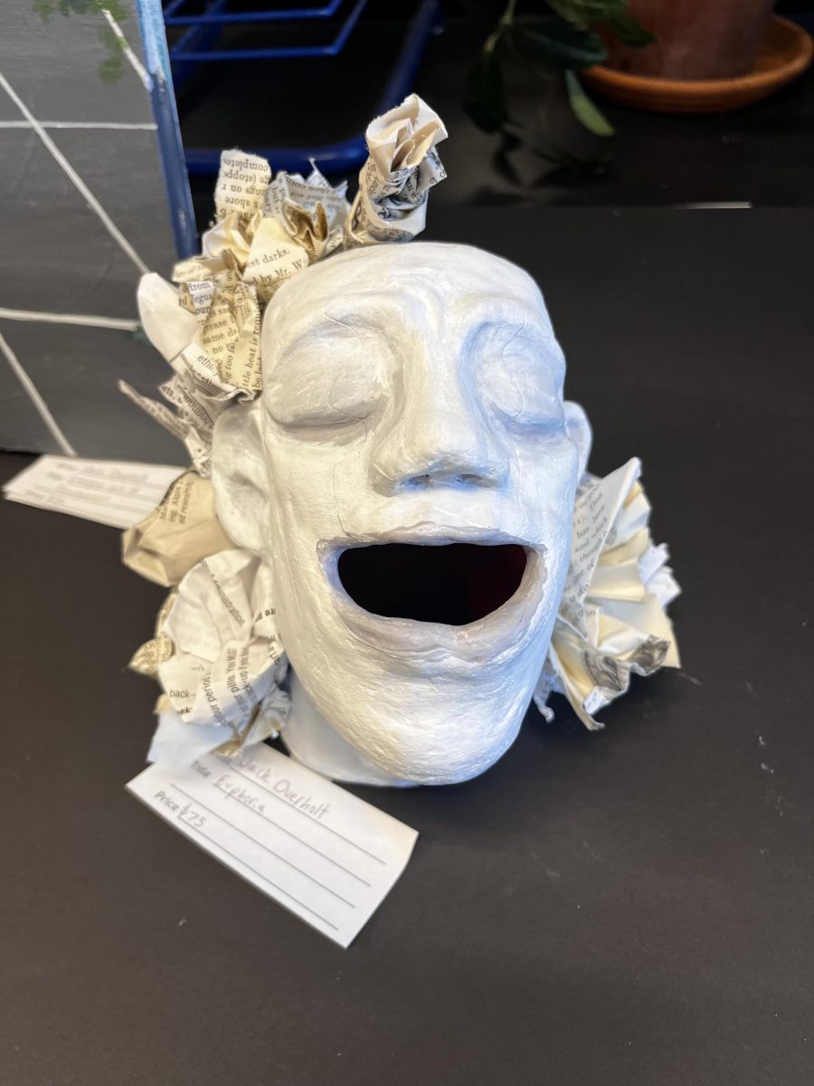 Sculpture from the art show March 6.