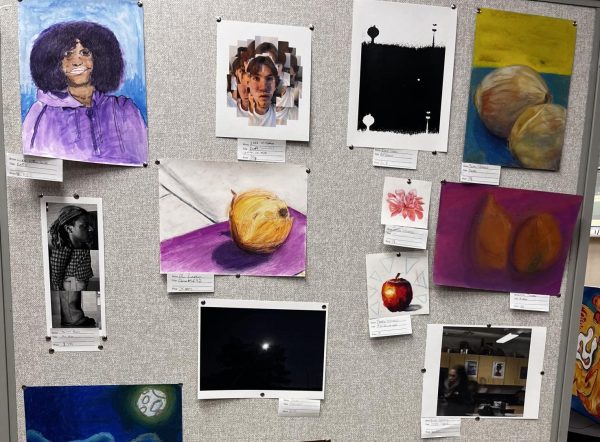 Many students submitted various kinds of artwork for the show March 6.