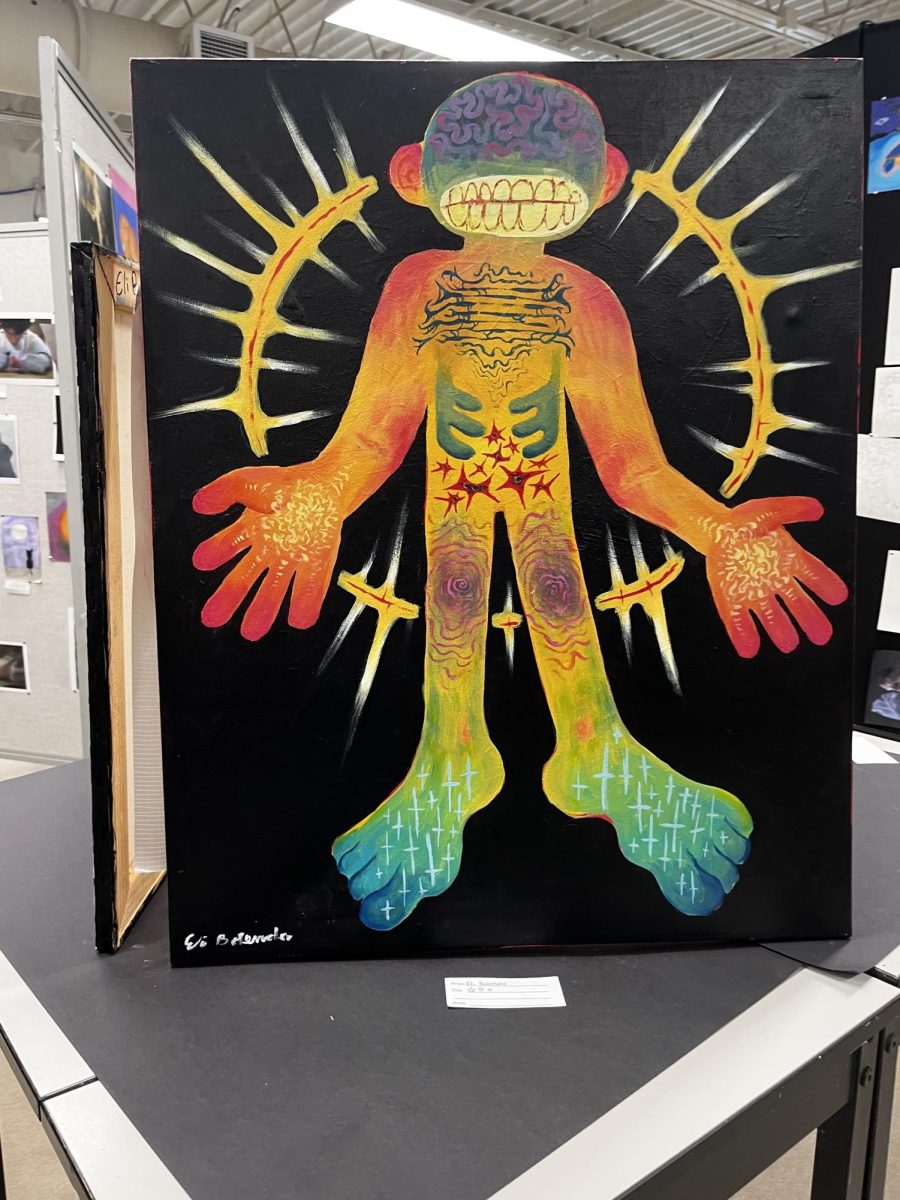 Creative piece displayed at the art show March 6.