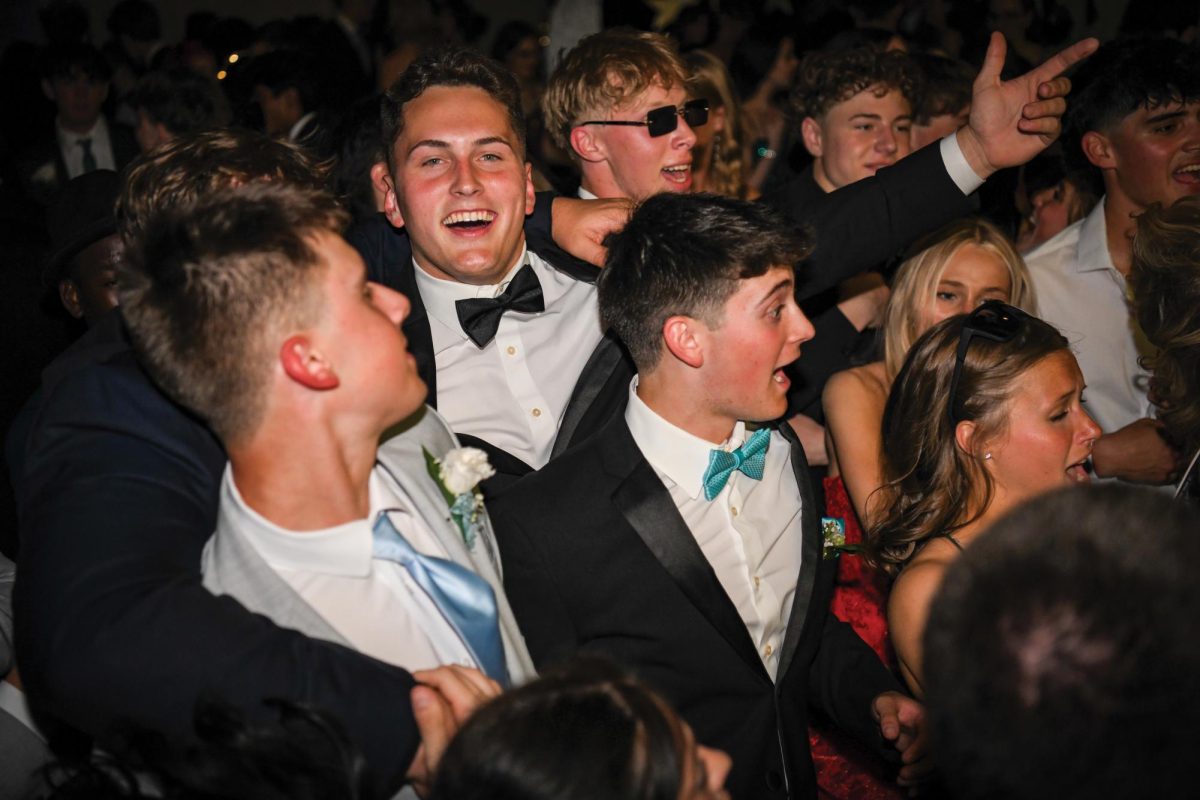West High students dance at prom May 3.