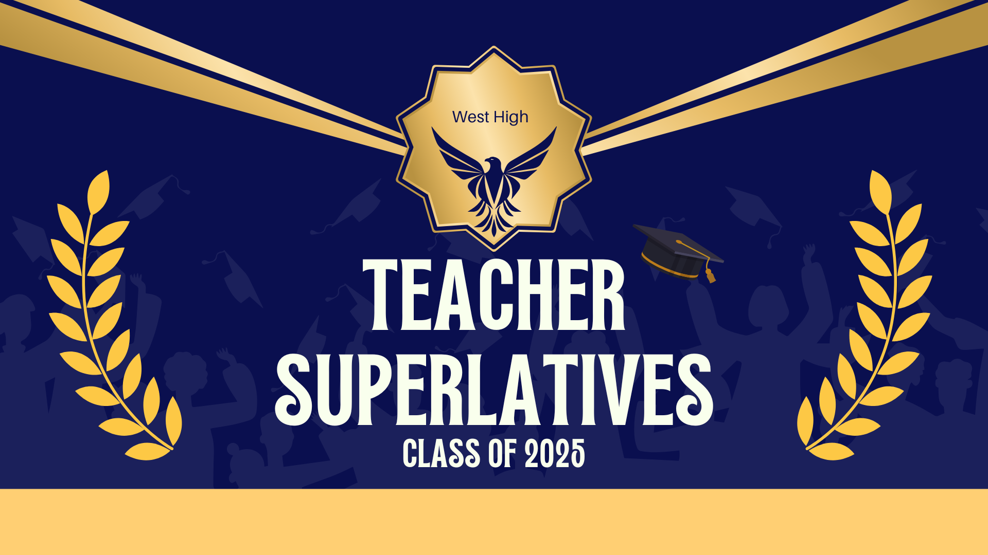 A mock-up of an award entitled 'Teacher Superlatives'.