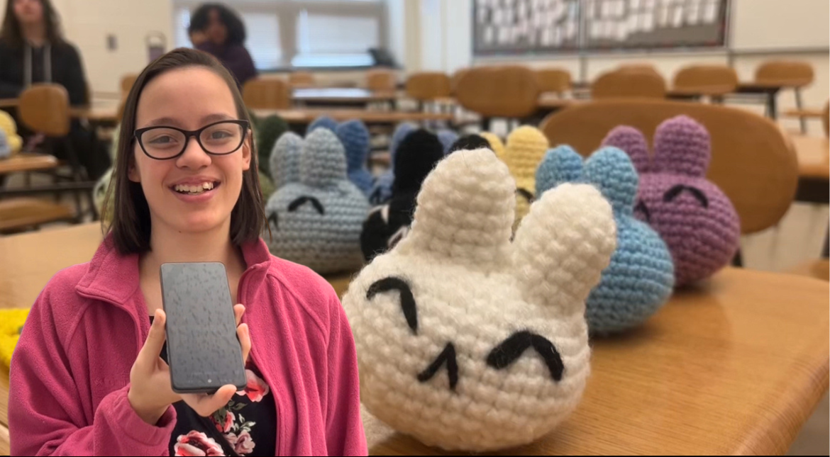Meet Chanel Pennell'25, a passionate crocheter who started her own crochet business.