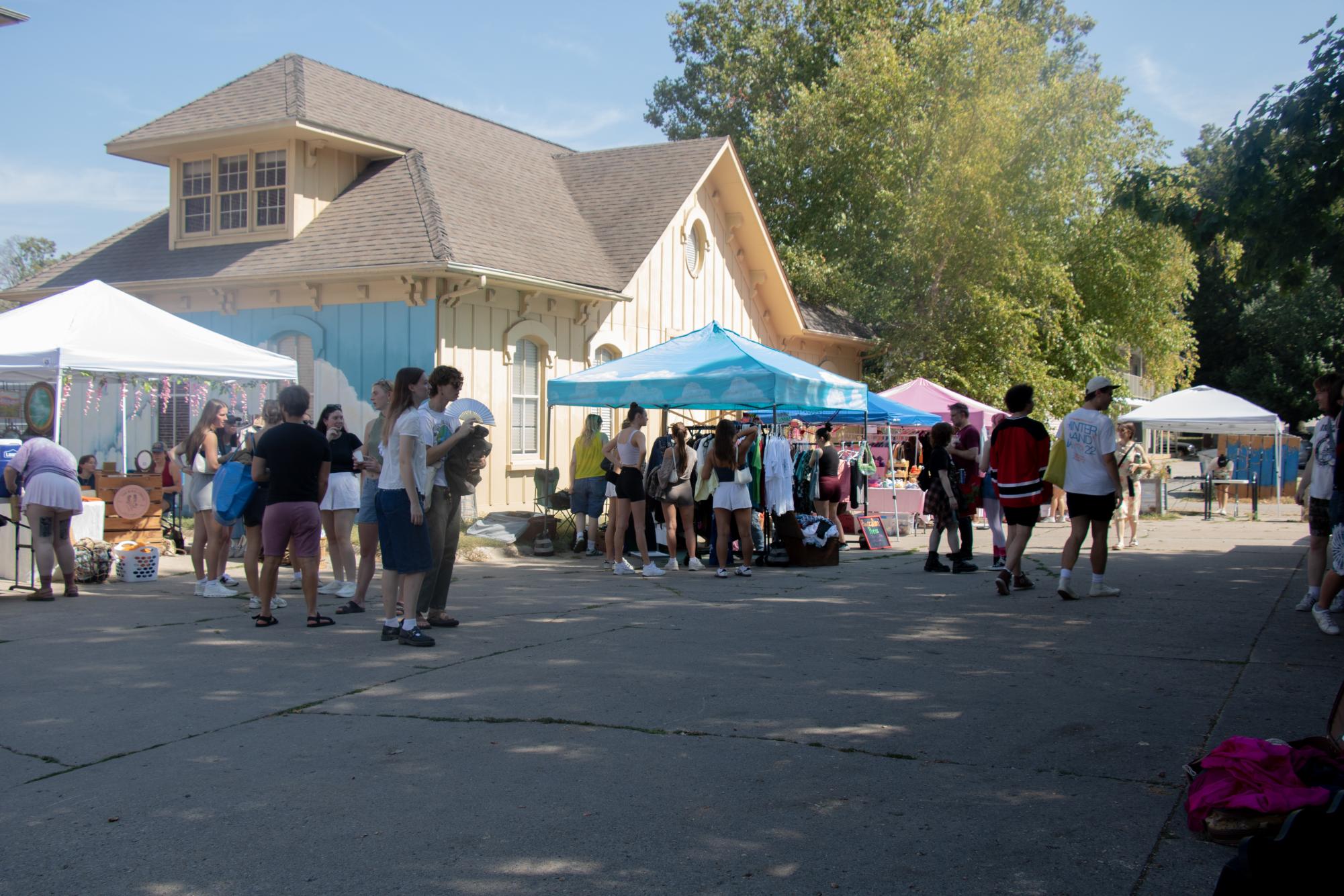Public Space 1 held their flea market downtown on Sept 14.