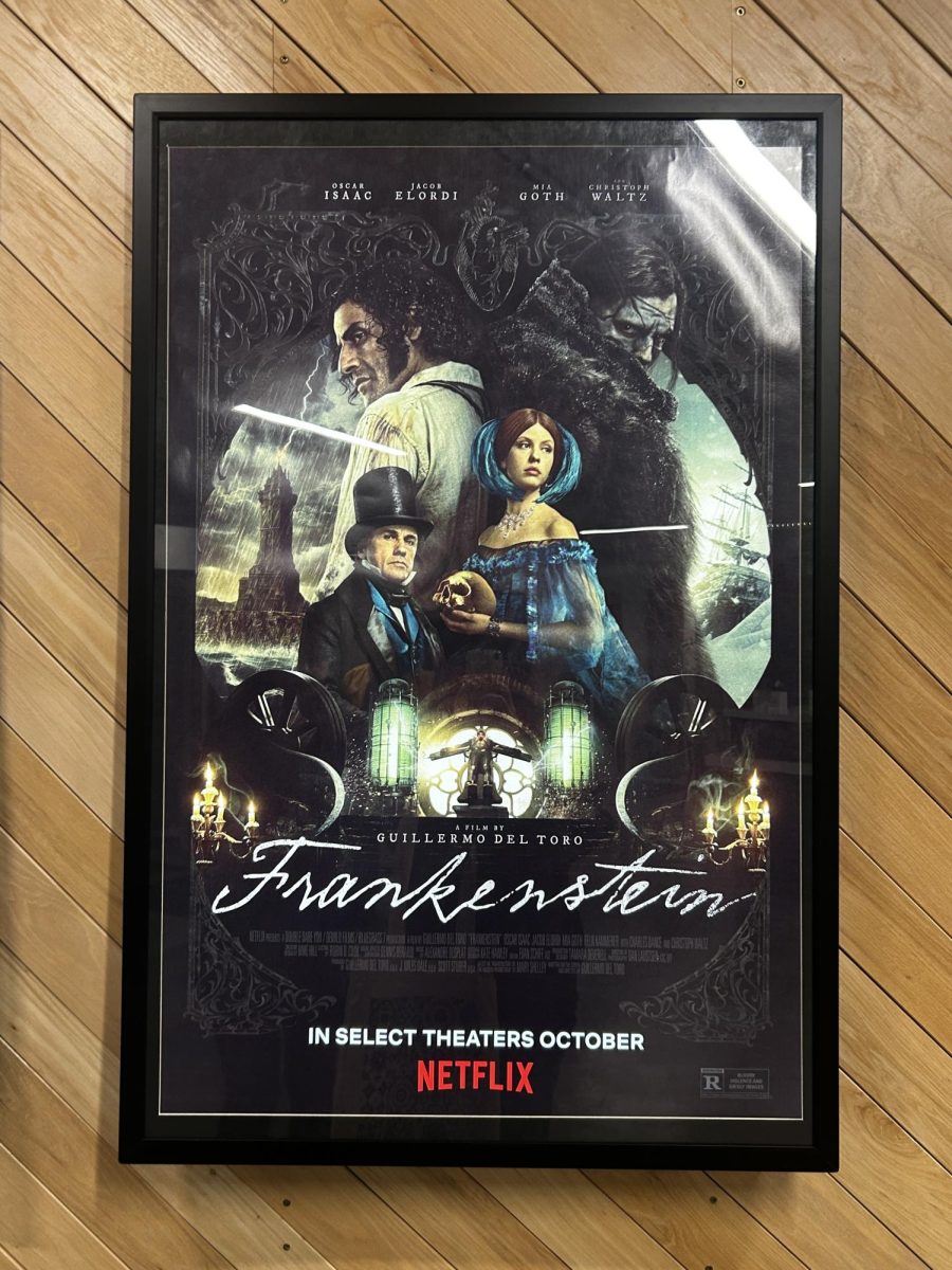 Along FilmScene's walls in downtown Iowa City, variations of del Toro's "Frankenstein" hang.