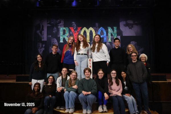 Trojan Epic and West Side Story staffers pose on the historic Ryman Auditorium stage Nov. 13. The Ryman was home of the Grand Ole Opry from 1943-1974, hosting legendary debuts by Dolly Parton, Tammy Wynette, Loretta Lynn, Hank Williams and Patsy Cline. Students toured the Ryman while attending the National Scholastic Press Association's fall journalism convention in Nashville Nov. 12-15. 