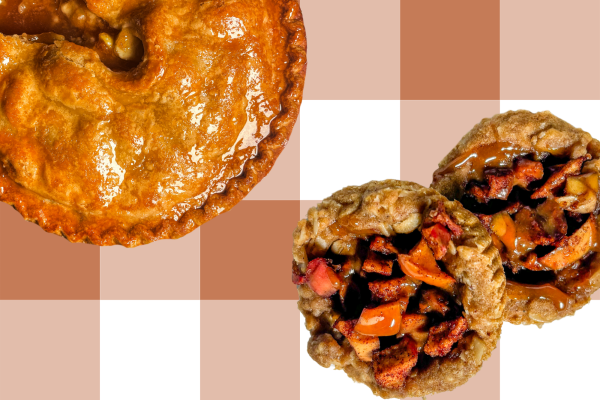 WSS is fall-ing for these two student-prepared autumn recipes: River Small's '26 Caramel Apple Cookie Cups and Veni Kotev's '26 Bulgarian Apple Pie.