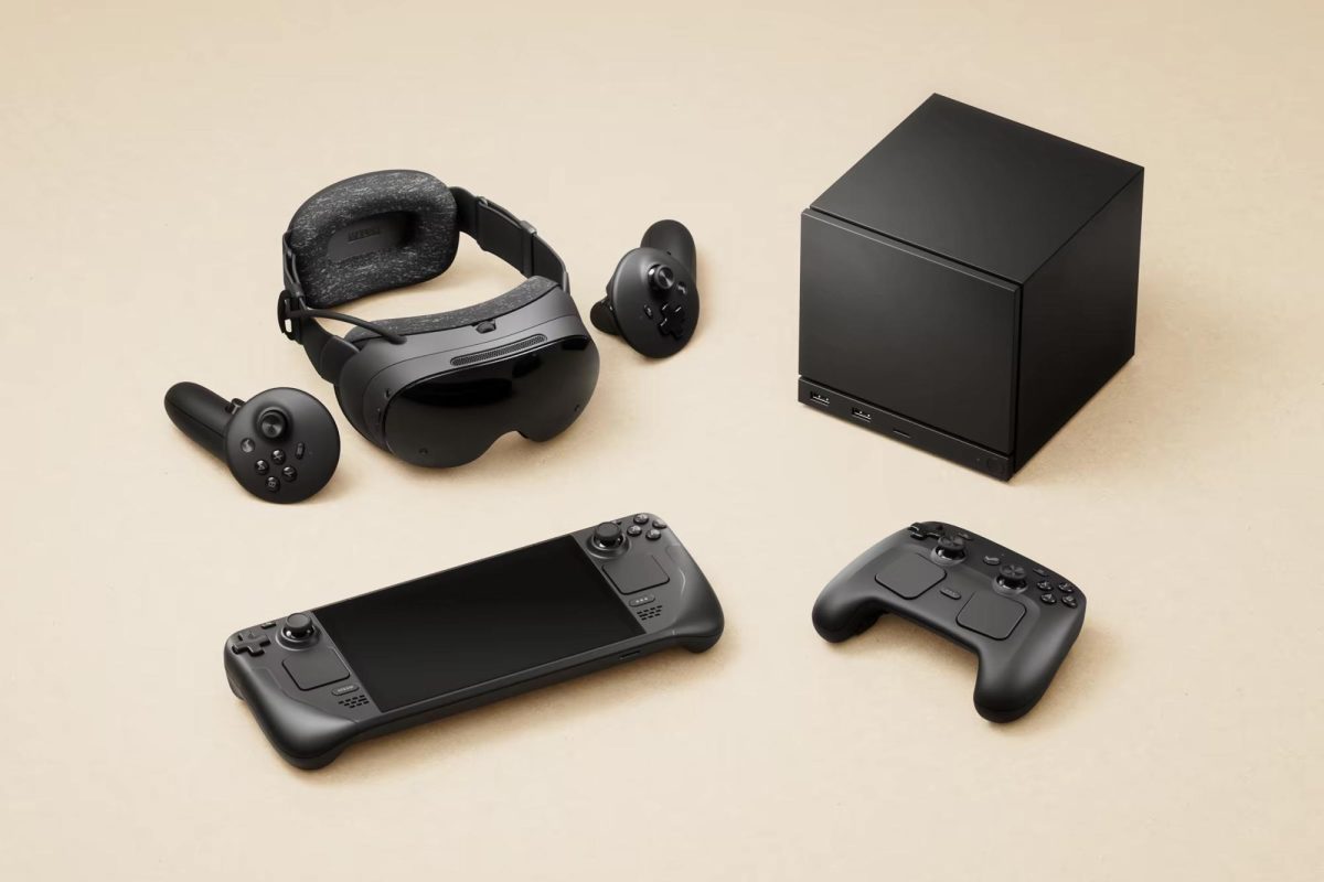 Valve announced three new hardware products to go alongside their Steam Deck handheld gaming device. Credit: Valve