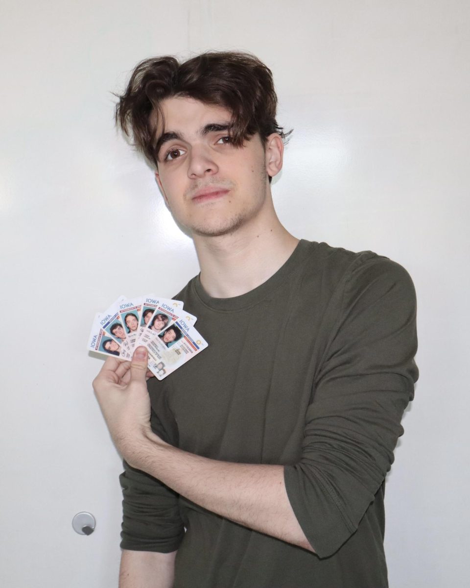 Carter Birch Houchins-Witt: most likely to be charged with identity theft of eight different people. 
